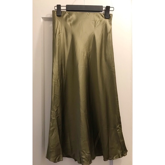 Quince Silk Slip Midi Skirt - Picture 5 of 6